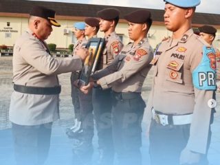 Polres Beltim PTDH 6 Personel, Kapolres Tegaskan Integritas Polri