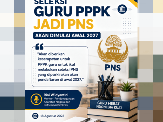 Guru PPPK Berpeluang Ikut Seleksi PNS pada 2027