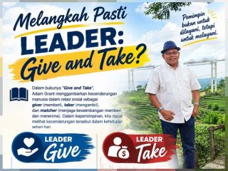 Leader Give & Leader Take, Renungan bagi Para Pemimpin